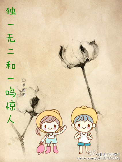 独一无二和一鸣惊人封面